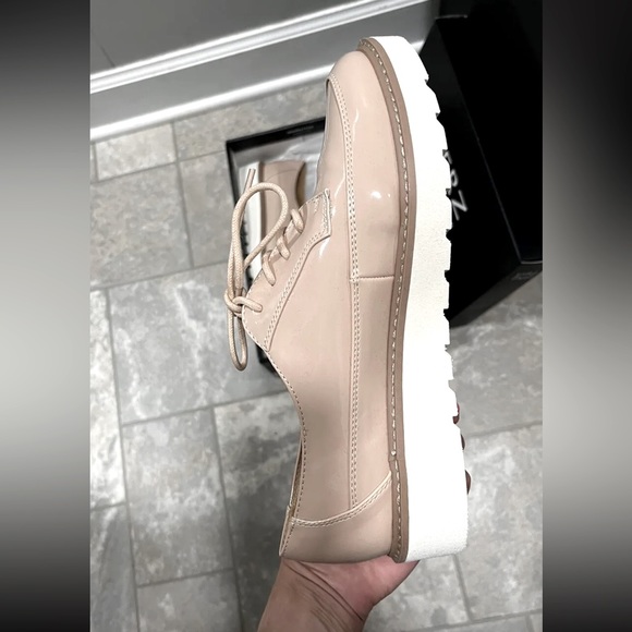 Naturalizer NIB Emme Almond Blush Patent Oxford 7M - Picture 5 of 9